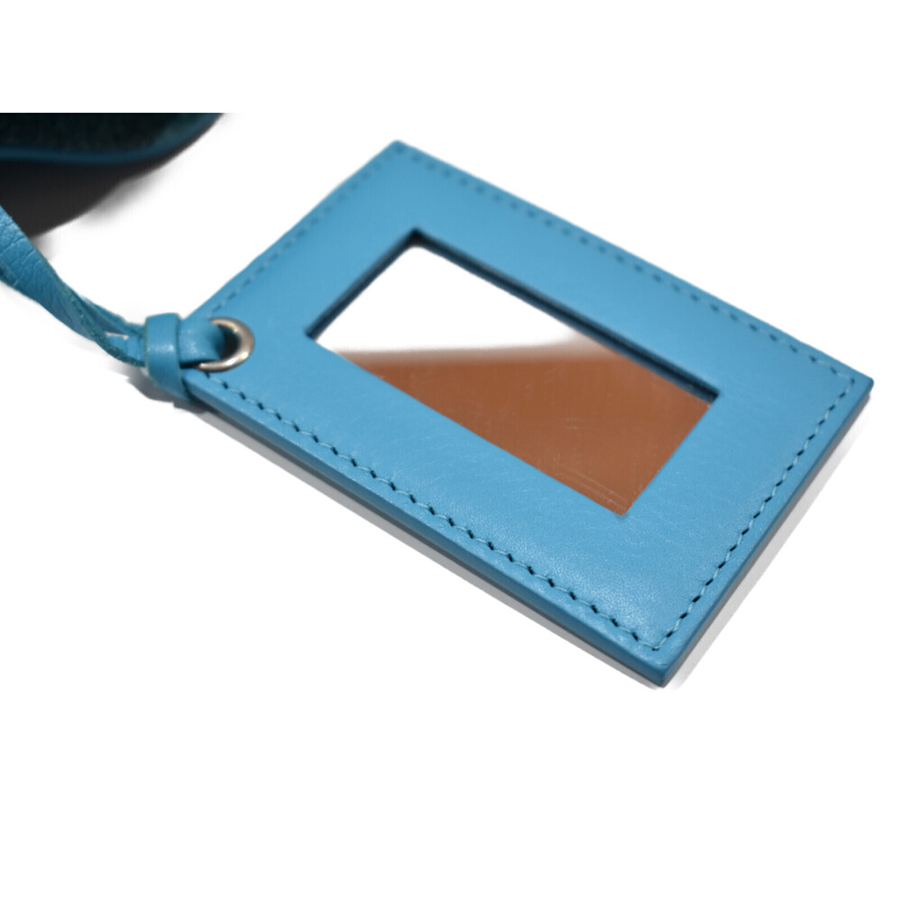 BALENCIAGA Paper Blue Leather Handbag Tote Bag - Picture 6 of 7